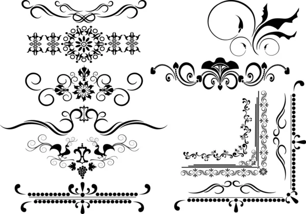 Dekorativer Rahmen, Grenze des Ornaments. Grafik. — Stockvektor