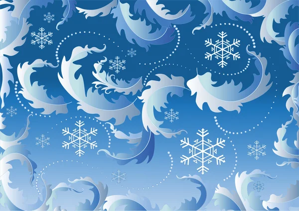 Snowflake.background の背景。壁紙. — ストックベクタ