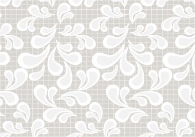 Paisley pattern on a light beige background.Wallpaper. clipart