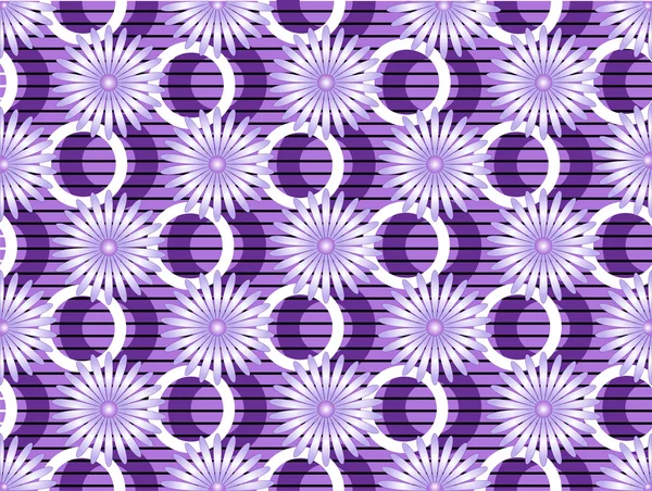 Purple flowers on purple background. Background. — Stock Vector