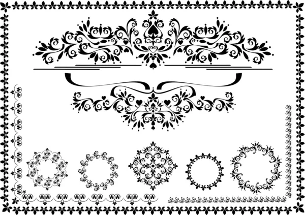 Decorative ornament border,frame.Graphic arts.Banner — Stock Vector