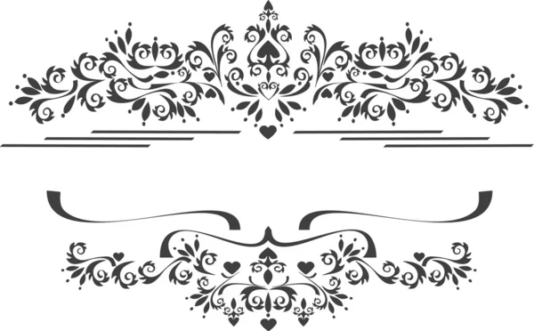 Ecorative ornament border,frame.Graphic arts.Banner — Stock Vector