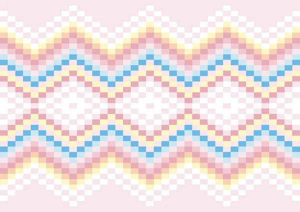 Patrones geométricos brillantes en colores pastel. Alfombra . — Archivo Imágenes Vectoriales