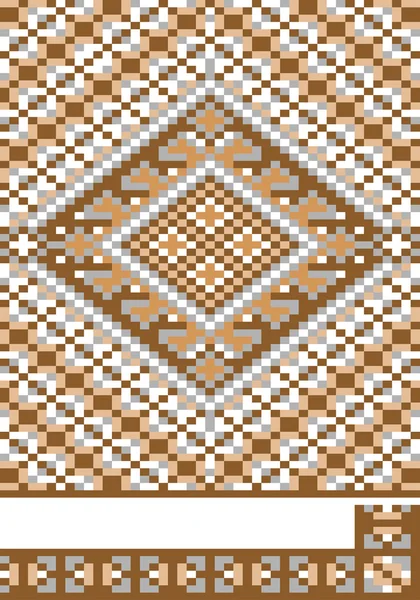 Dywan, kawałek ornament.pattern.illustration. — Wektor stockowy