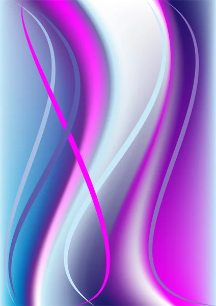 Onda de color sobre fondo violeta-azul.Banner.Background . — Archivo Imágenes Vectoriales