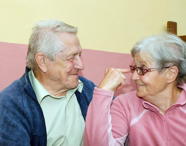 Couple of seniors — Stock Photo, Image