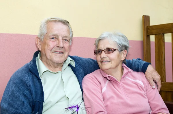 Couple of seniors — Stock Photo, Image