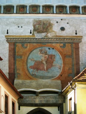 Historical fresco clipart