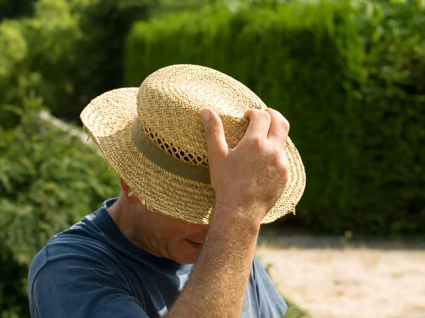 Hombres con sombrero — Foto de Stock
