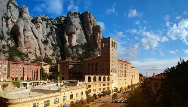 stock image Benedictine monastery in Monserrat