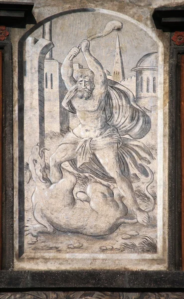 Renaissance fresco — Stock Photo, Image
