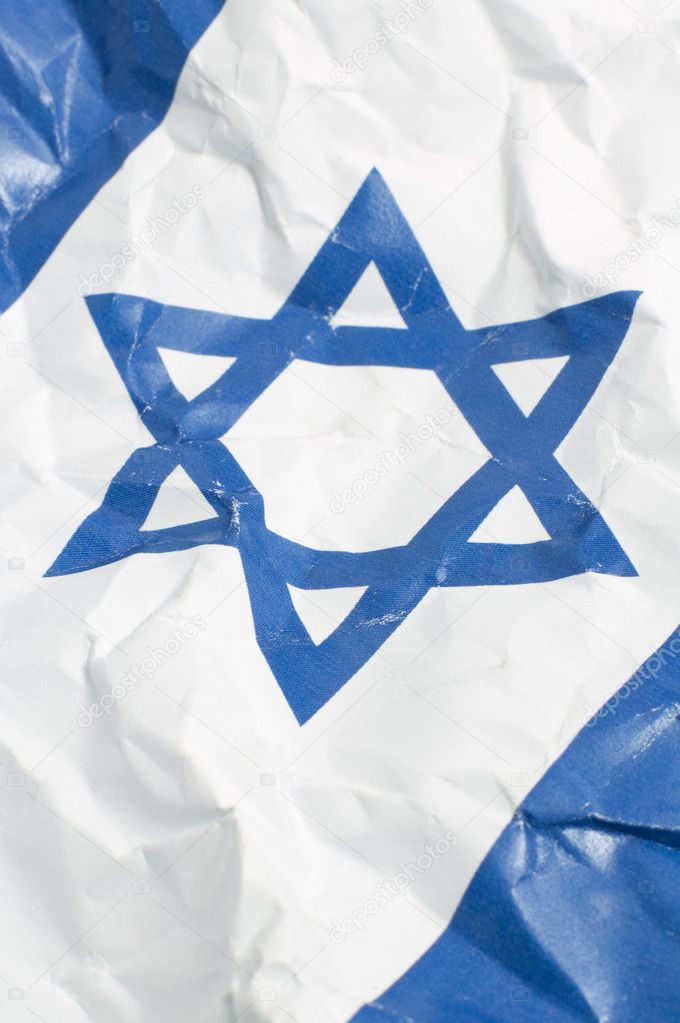 Israel flag detail