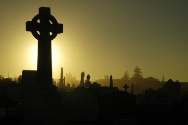 Cemetery cross clipart