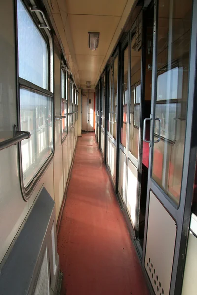W starego pociągu — Zdjęcie stockowe