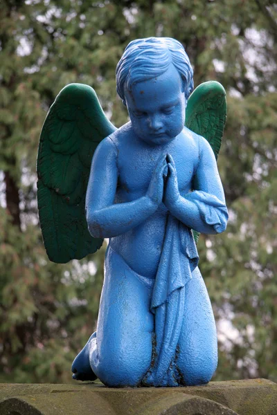 Anjo azul — Fotografia de Stock