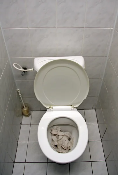 Full toalett — Stockfoto
