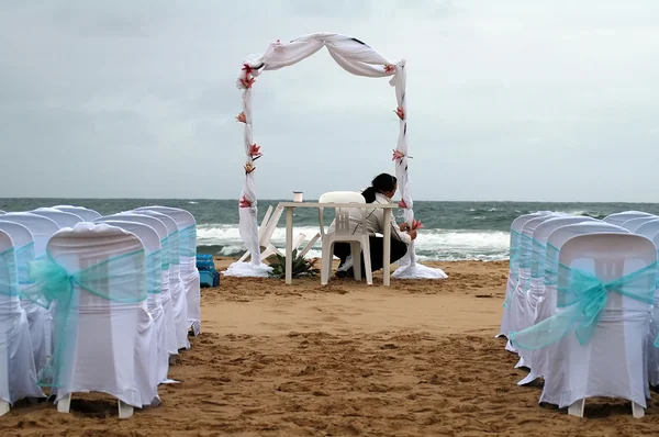 Mariage à la plage — Photo