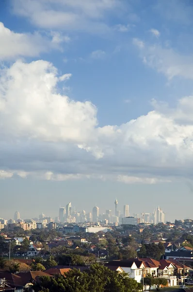 Sydney cbd in afstand — Stockfoto