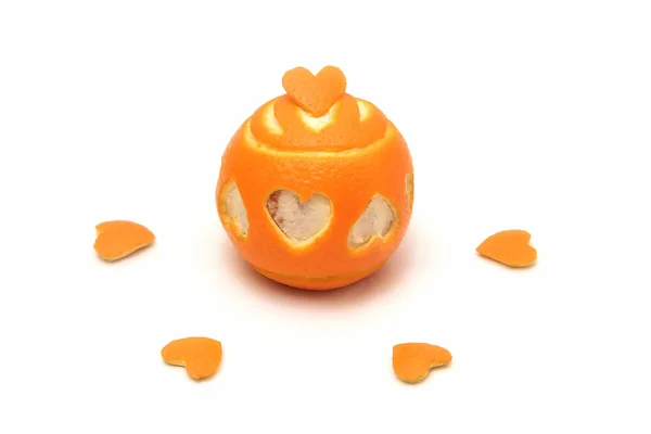 Valentine orange — Stock Photo, Image