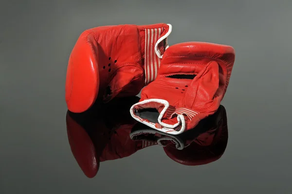 stock image Old boxing gloves