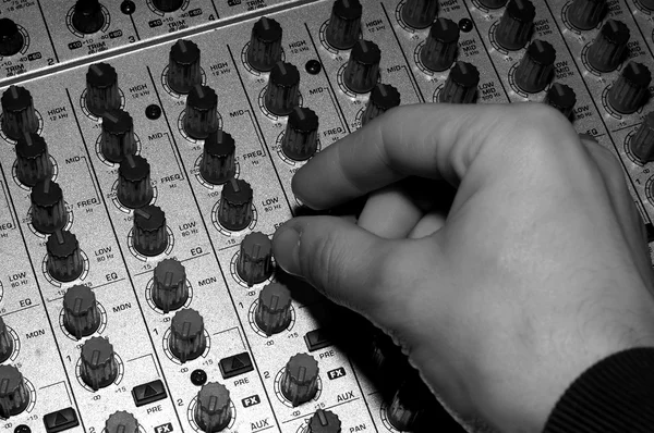 Audio mixing — Stock Photo, Image