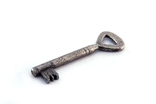 Eski çelik anahtar — Stok fotoğraf