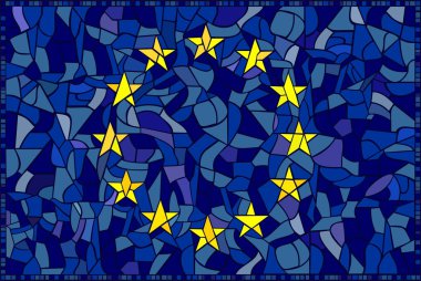 EU glass mozaic clipart