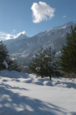 Bardonecchia in inverno clipart