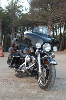 Harley Davidson in Toscana clipart