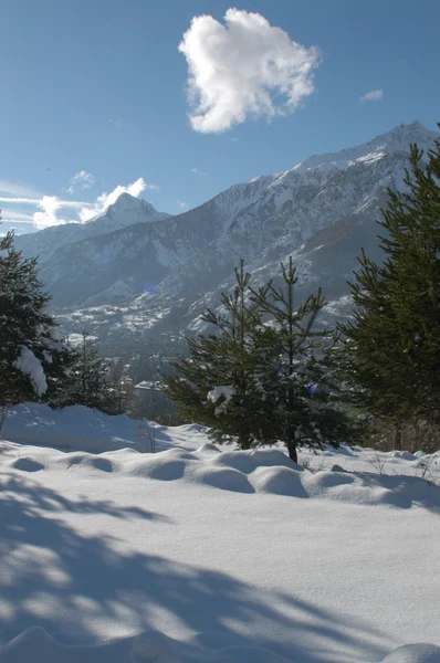Bardonecchia en inverno Fotos de stock libres de derechos