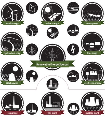 Renewable Energy Sources - Icon Pack clipart