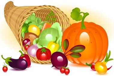 Cornucopia clipart