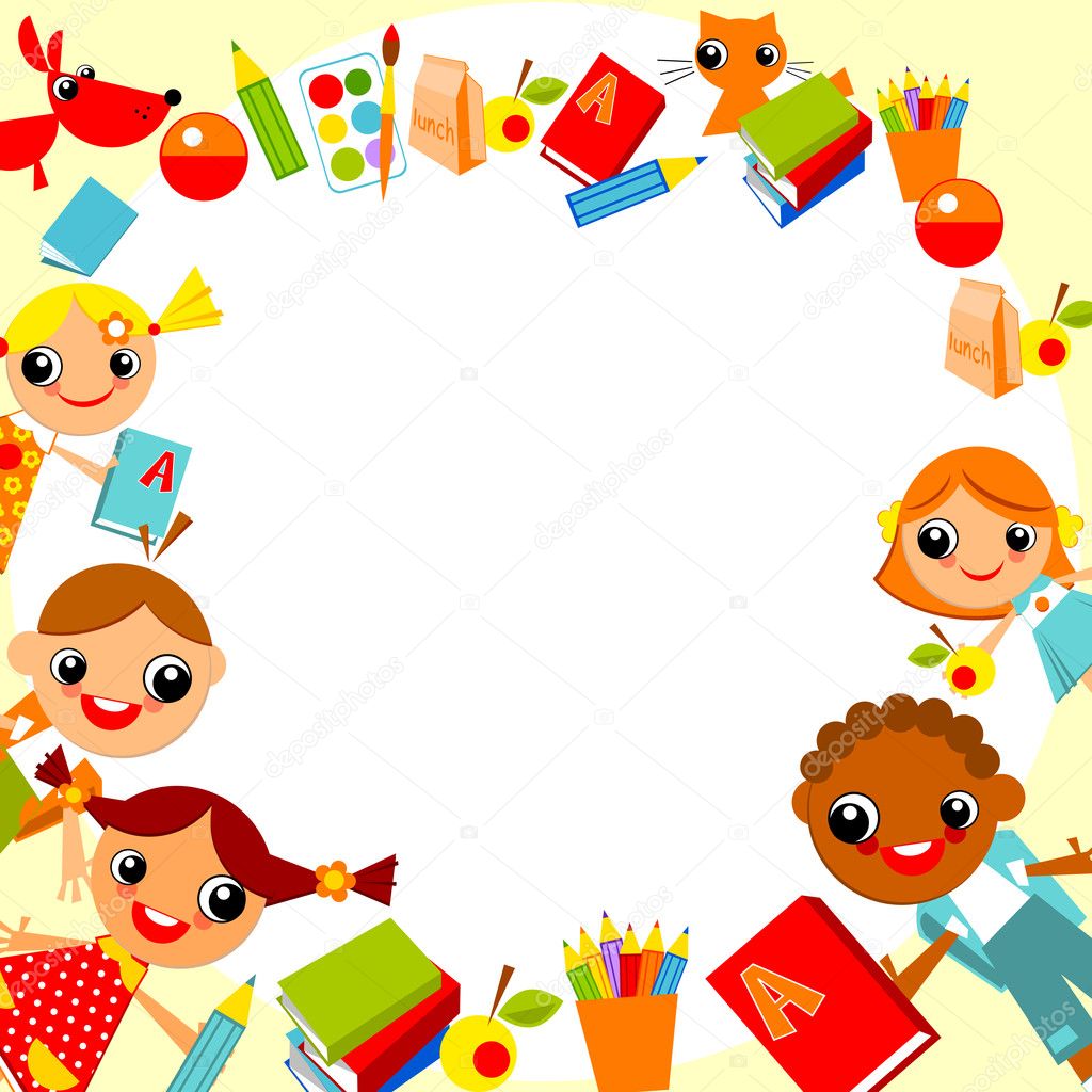 Childrens background — Stock Vector © Usikova #7820908