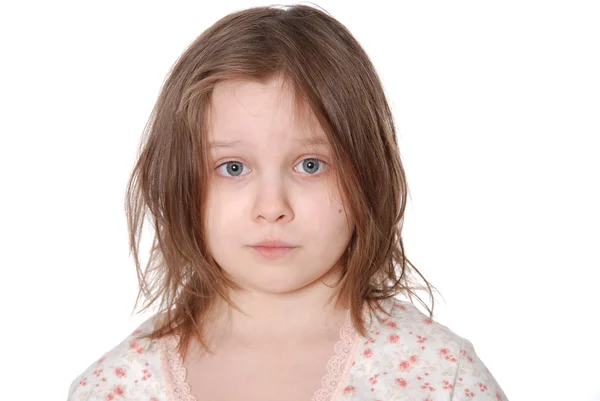 Portrait of the little girl — Stock Photo, Image