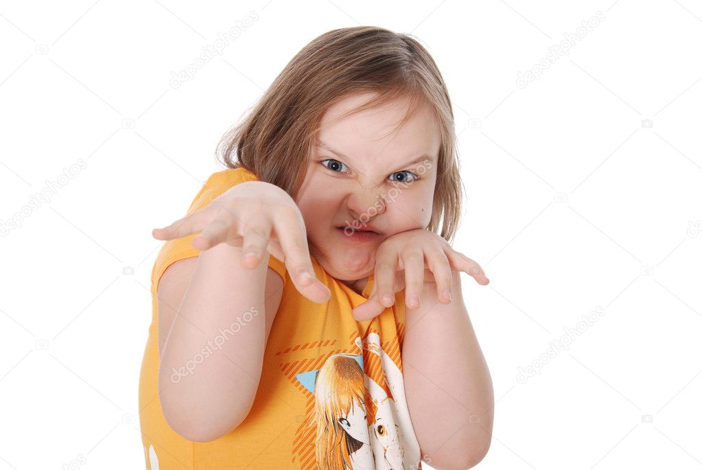 the emotional fastidious girl |图库照片08vadim ivanov#7623322