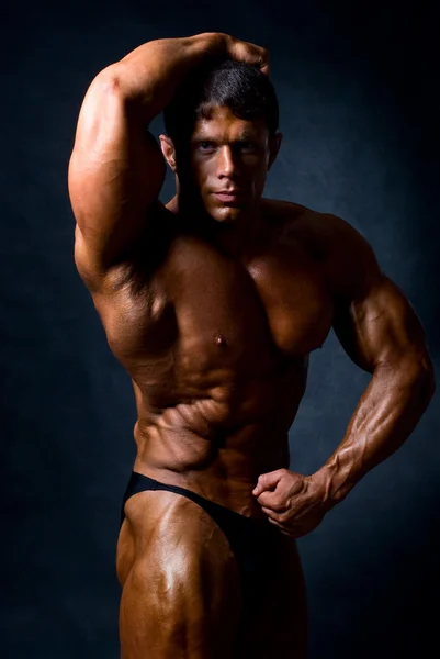 Muscled male model — Stock Photo, Image