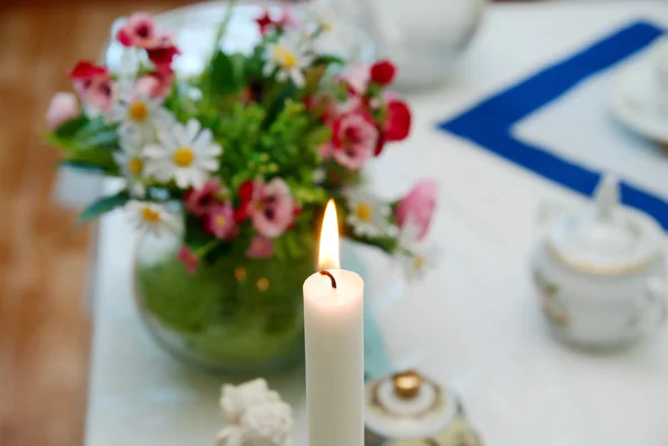 stock image Burning candle