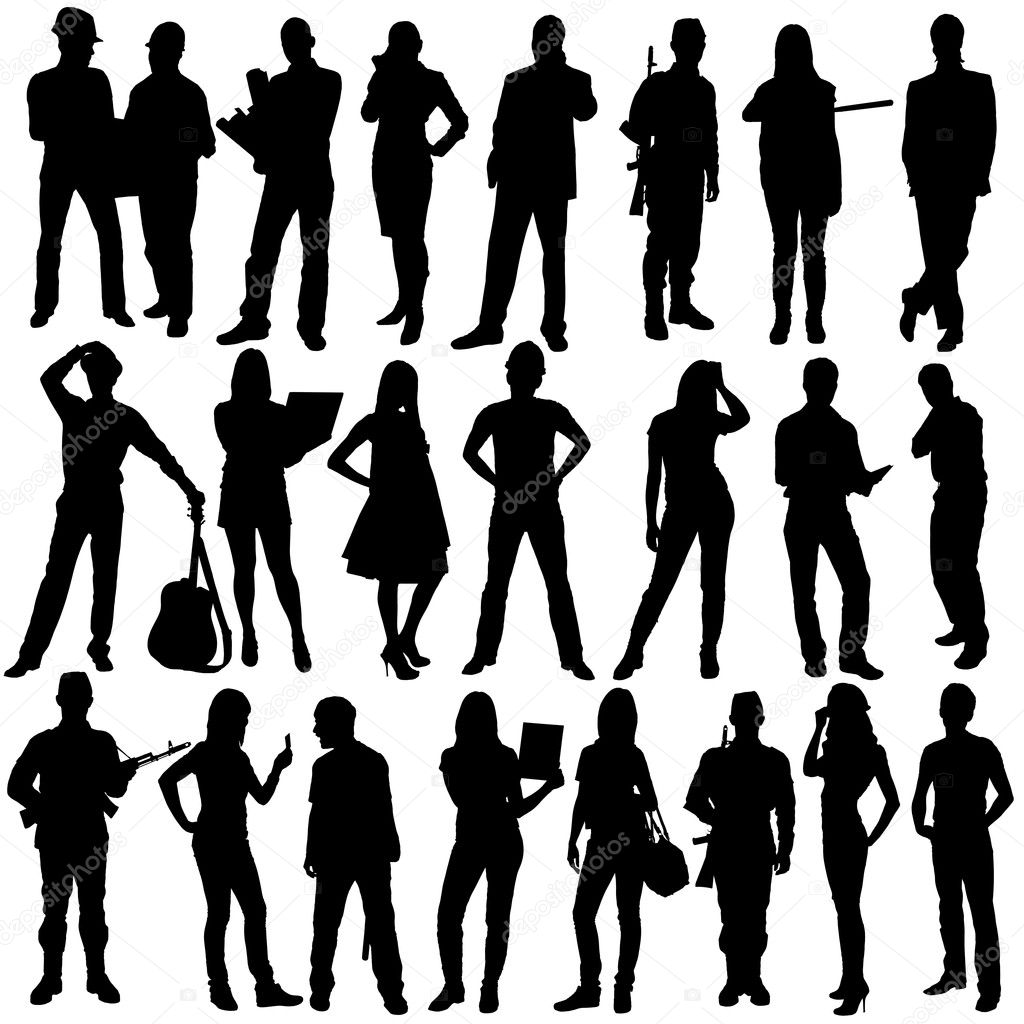 23 silhouettes