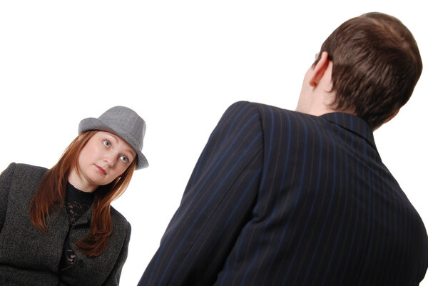 Переговоры двух молодых
