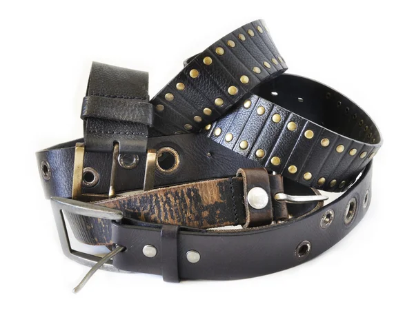 Belts Black — Stock Photo, Image