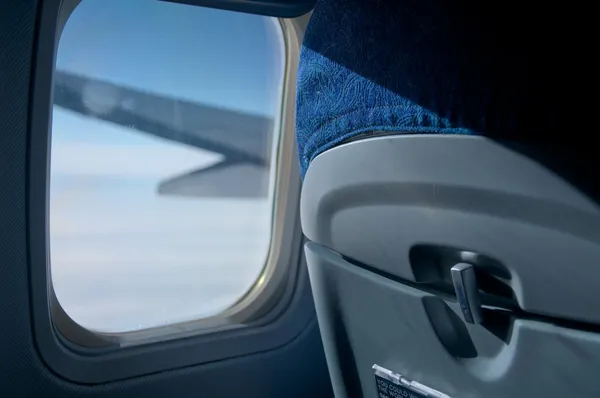 Uçak koltuğu — Stok fotoğraf