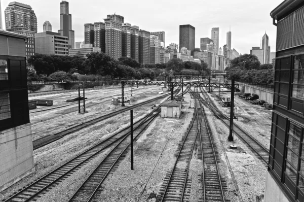 Σικάγο σιδηροδρόμου — Φωτογραφία Αρχείου