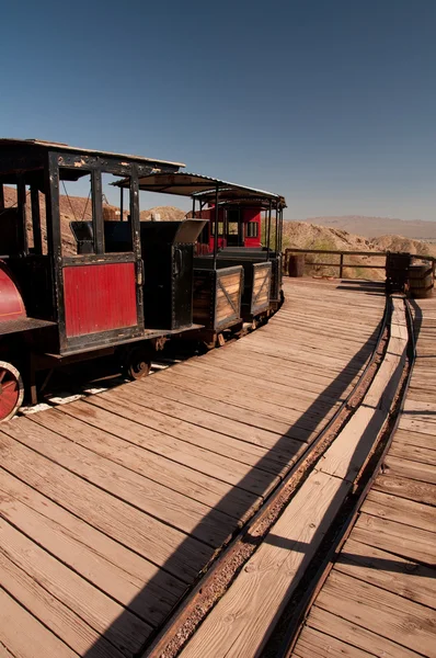 stock image Ghost town train