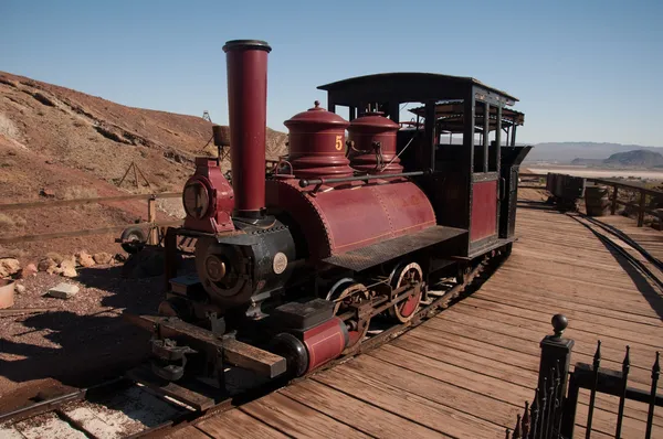 stock image Ghost town train