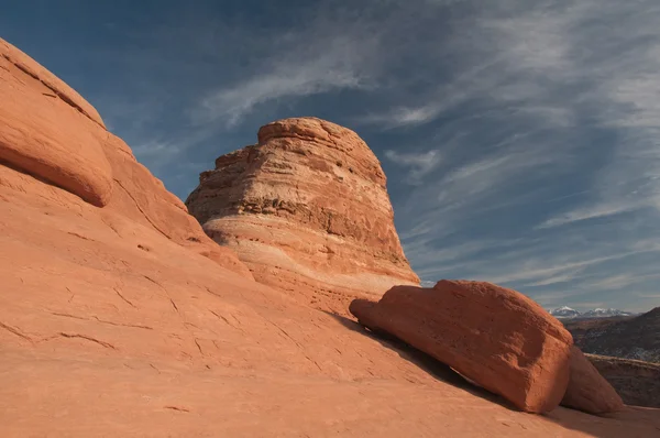 砂漠の岩山 — ストック写真