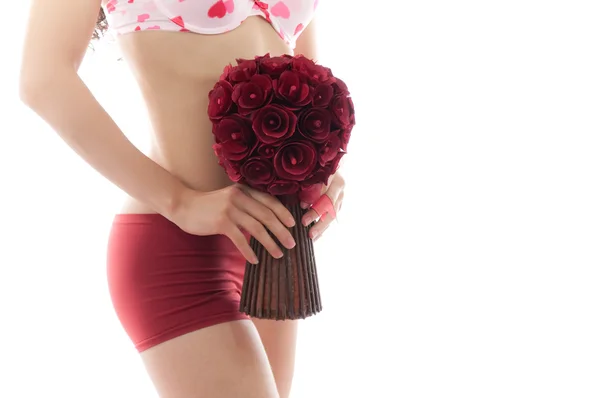 Valentijnsdag rozen — Stockfoto