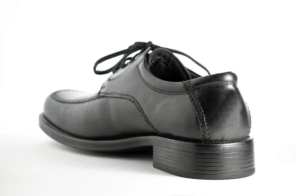 Black men 's shoes — стоковое фото