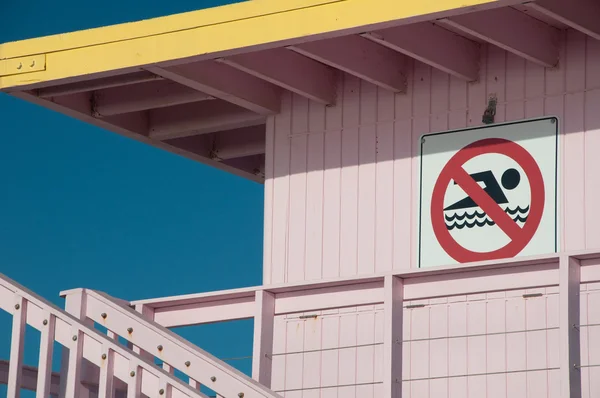 stock image Lifeguard Hutch Detail