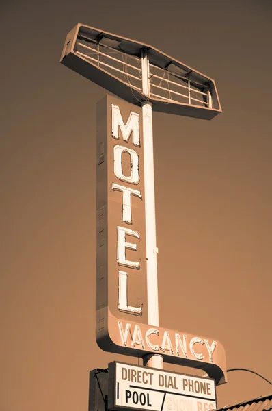 Motel znamení — Stock fotografie