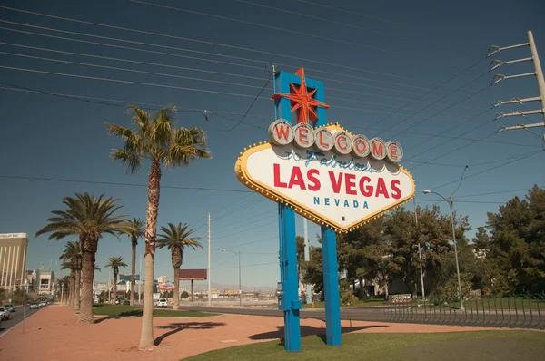 Las Vegas segno a destra — Foto Stock